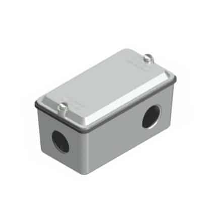 CAJA DERIVACIÓN TIPO "L" USO INTERIOR ROSCA 1/2"