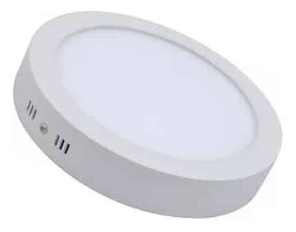 PANEL LED EXTERIOR 24W REDONDO PLASTICO 30CM LUZ FRIA