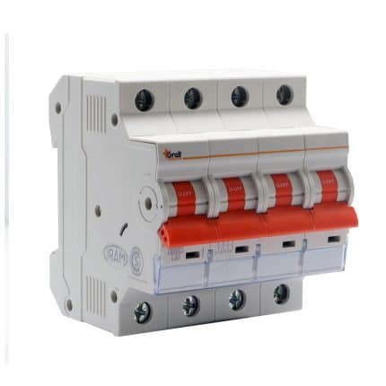 INTERRUPTOR TERMOMAGNÉTICO 4P 40A 6KA